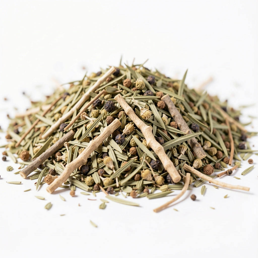 Raw natural ingredients for men's wellness